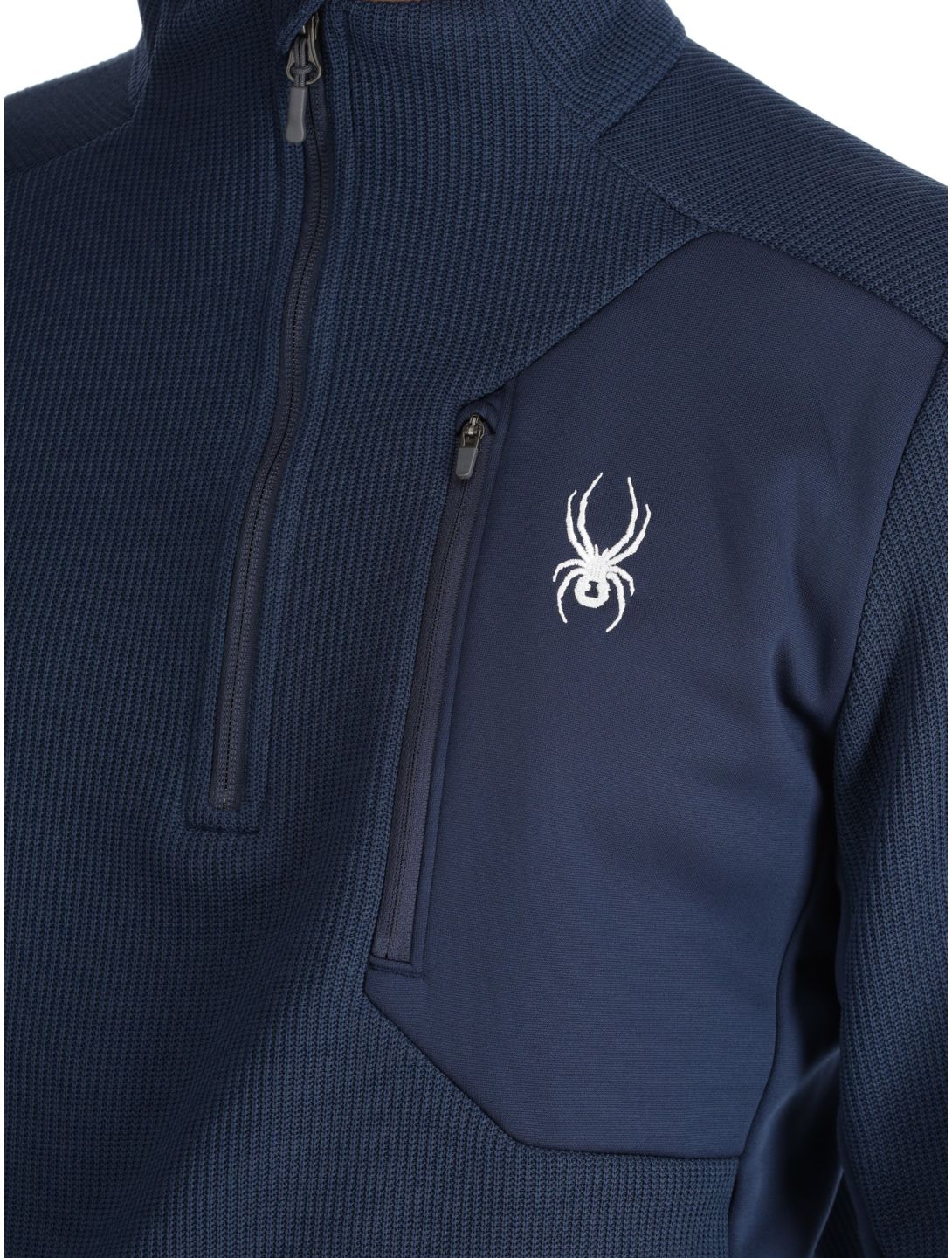 Spyder, Bandit 1/2 Zip skipully heren True Navy blauw 