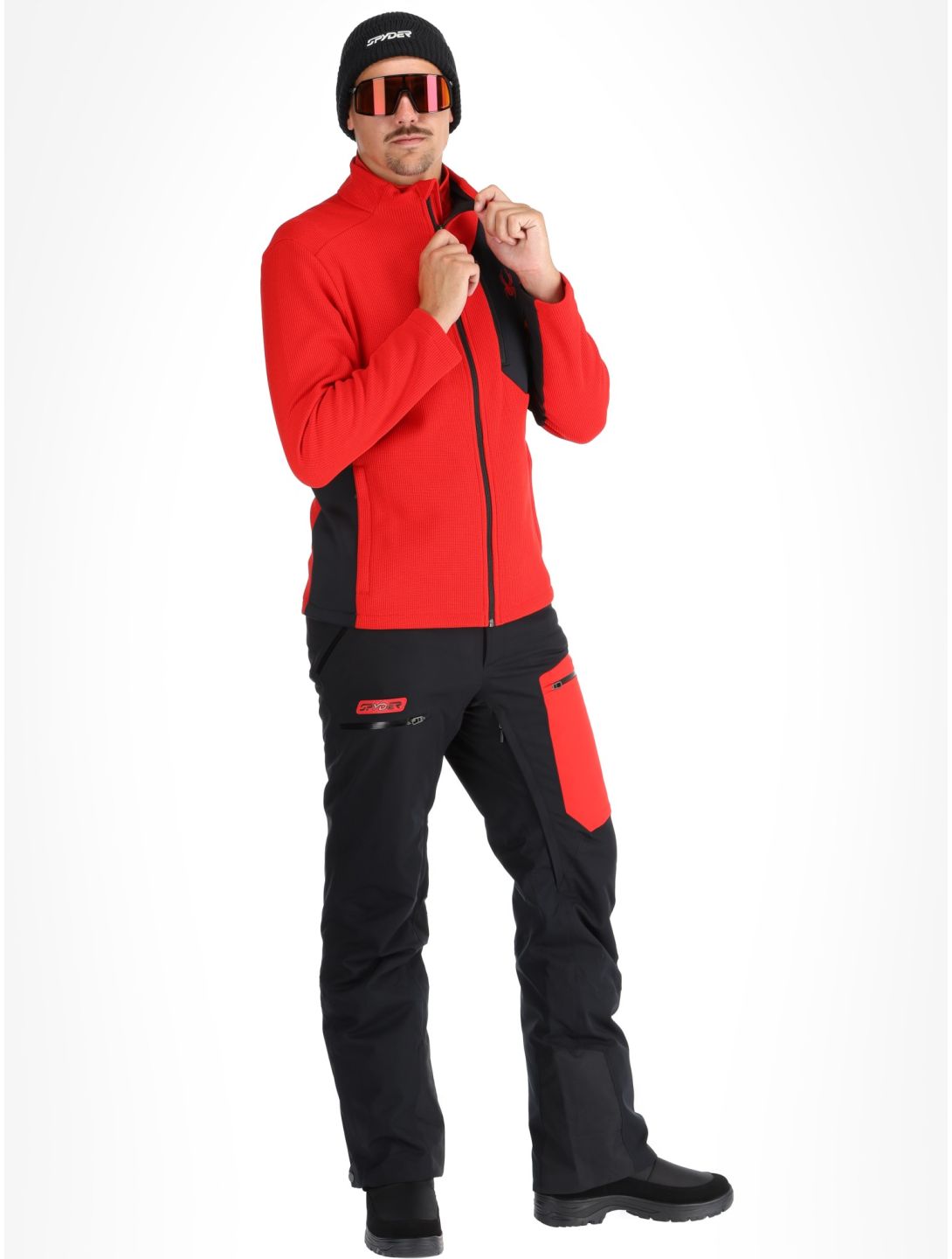 Spyder, Bandit vest heren Spyder Red rood 