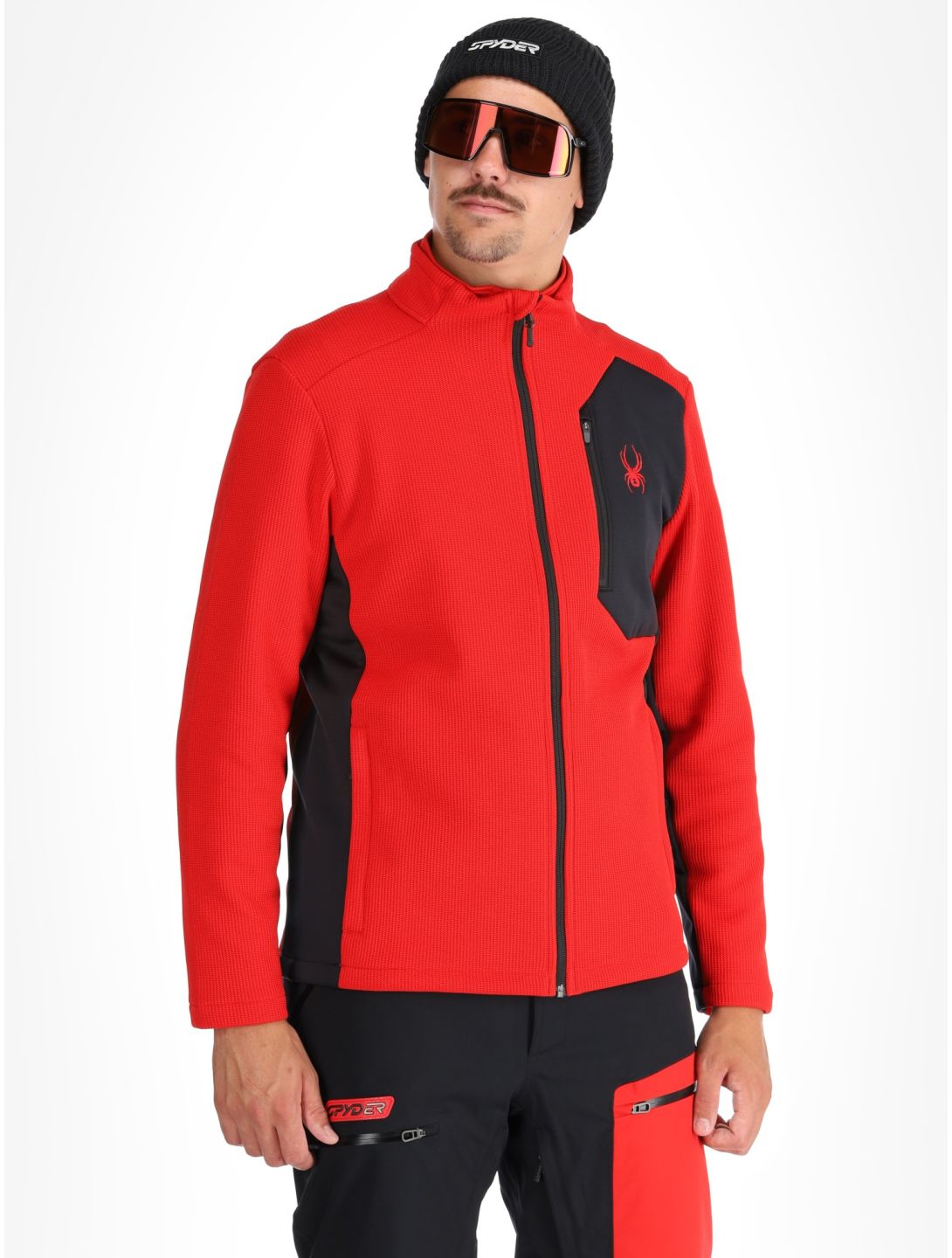 Spyder, Bandit vest heren Spyder Red rood 