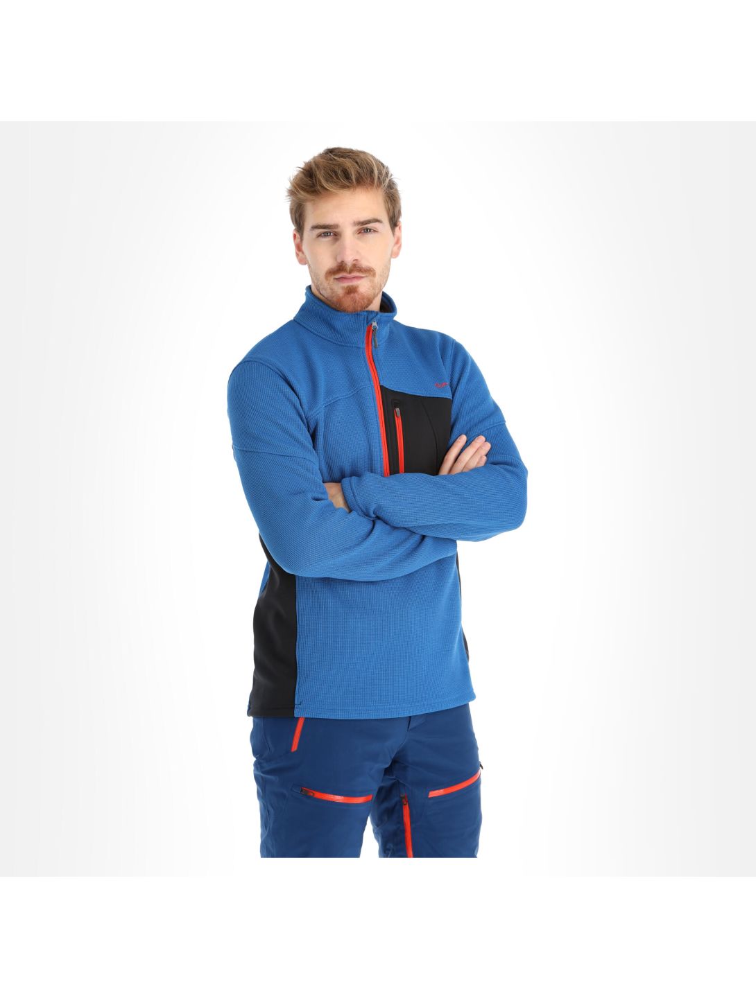 Spyder, Bandit Half Zip trui heren Blauw