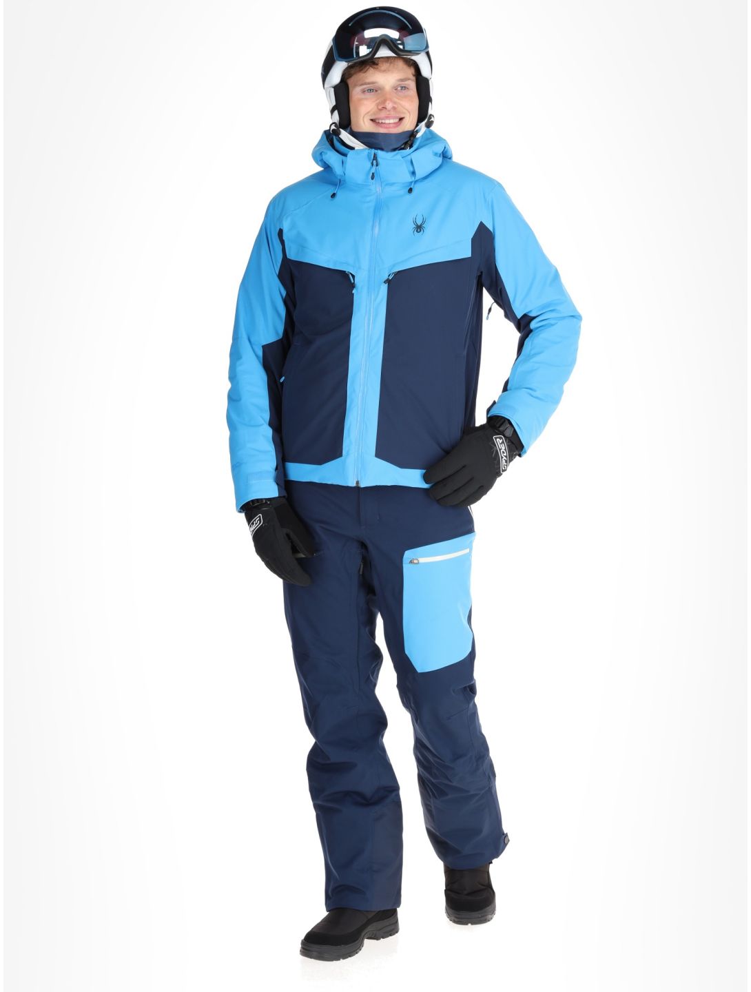 Spyder, Copper ski-jas heren Aether Blue blauw 