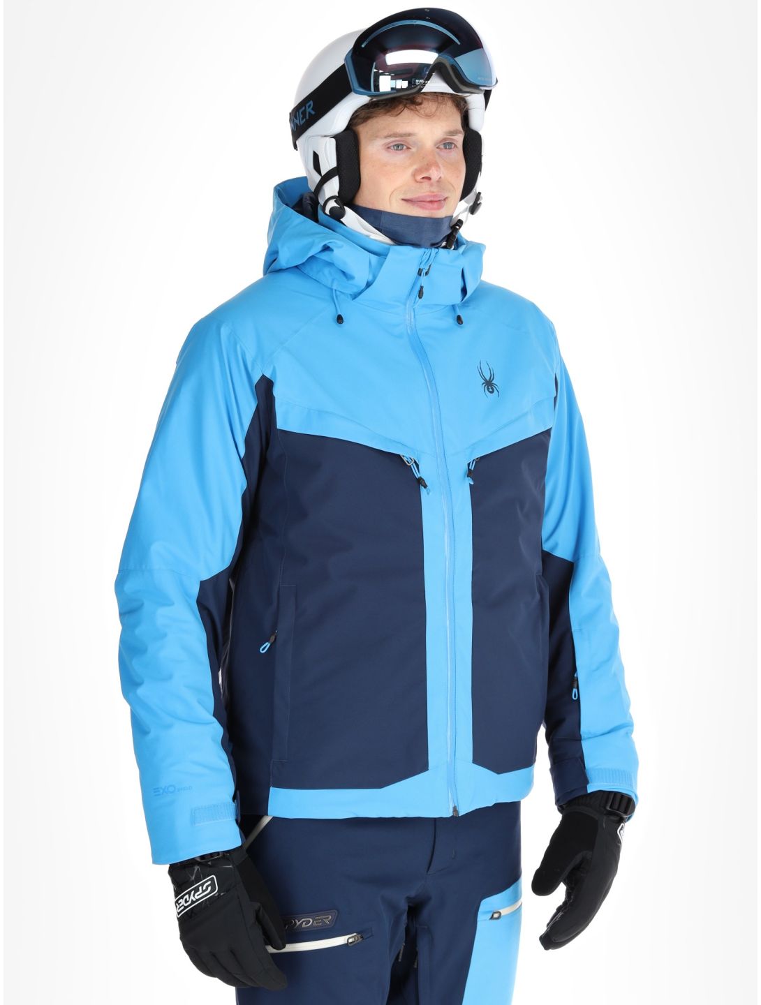 Spyder, Copper ski-jas heren Aether Blue blauw 