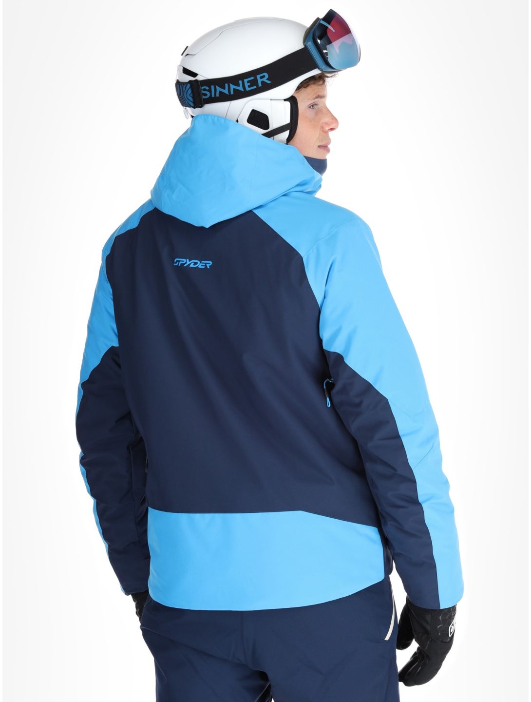 Spyder, Copper ski-jas heren Aether Blue blauw 