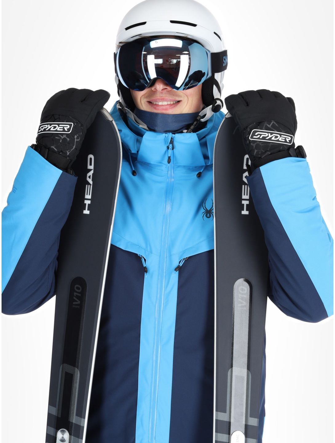 Spyder, Copper ski-jas heren Aether Blue blauw 