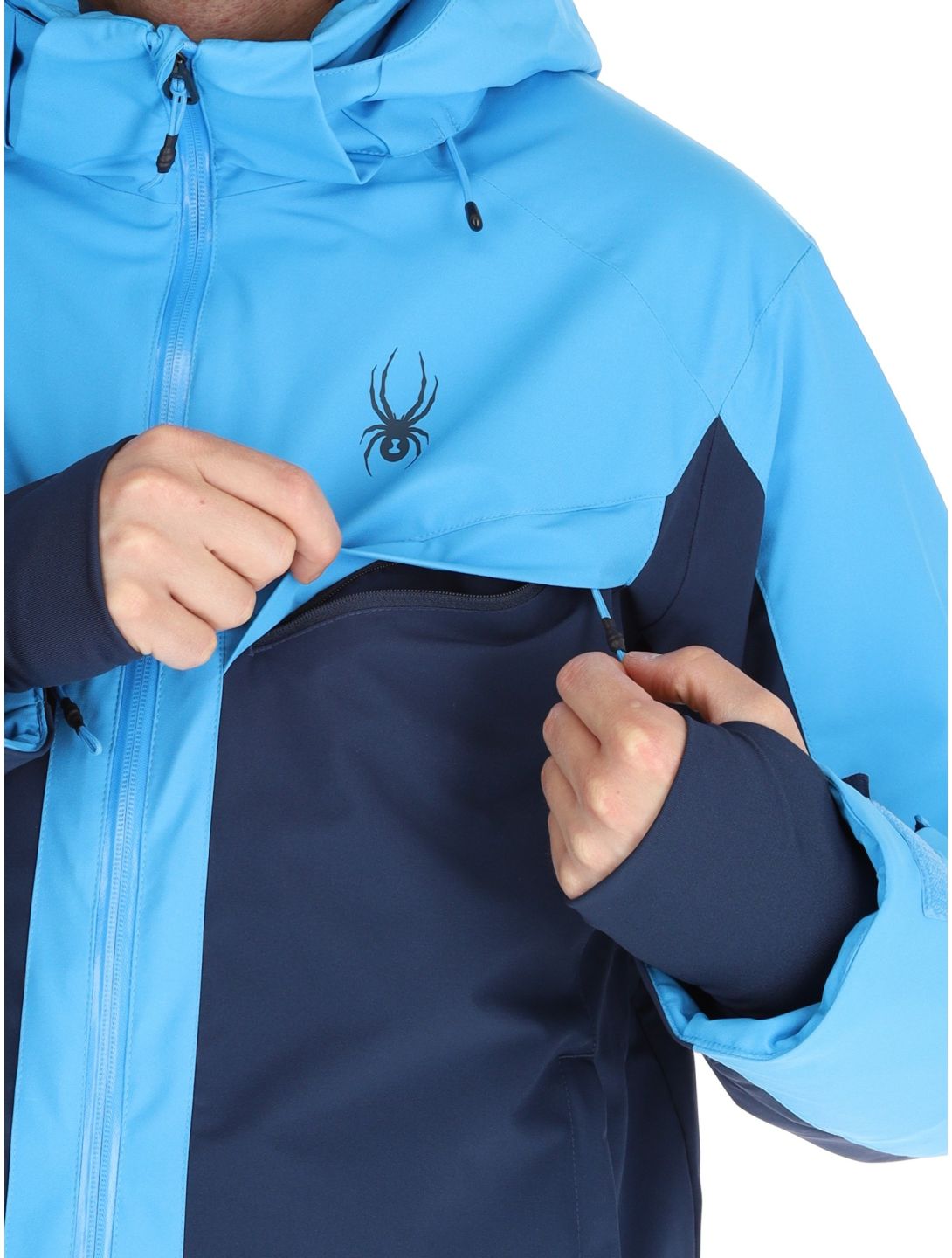 Spyder, Copper ski-jas heren Aether Blue blauw 