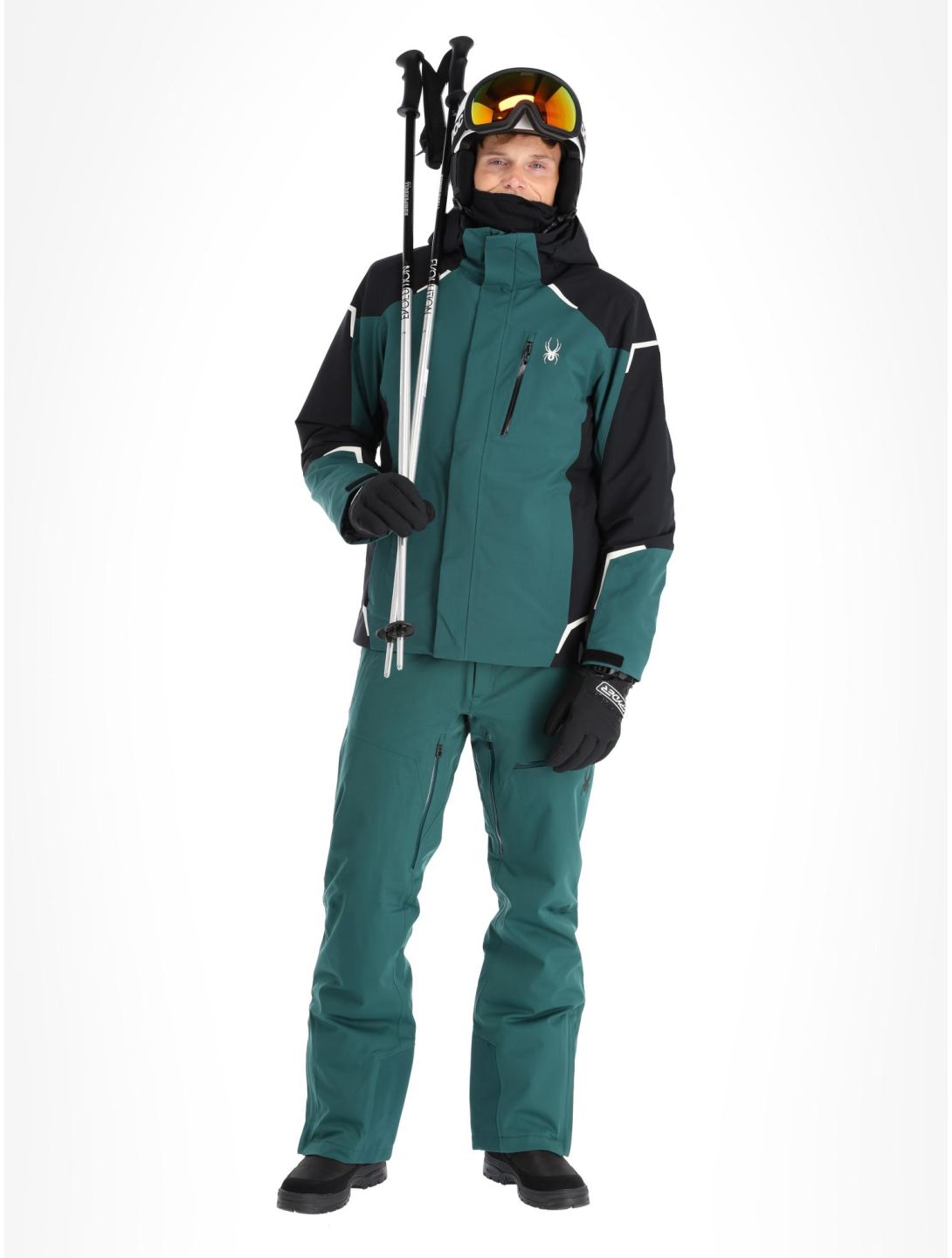 Spyder, Copper ski-jas heren Cypress Green groen 