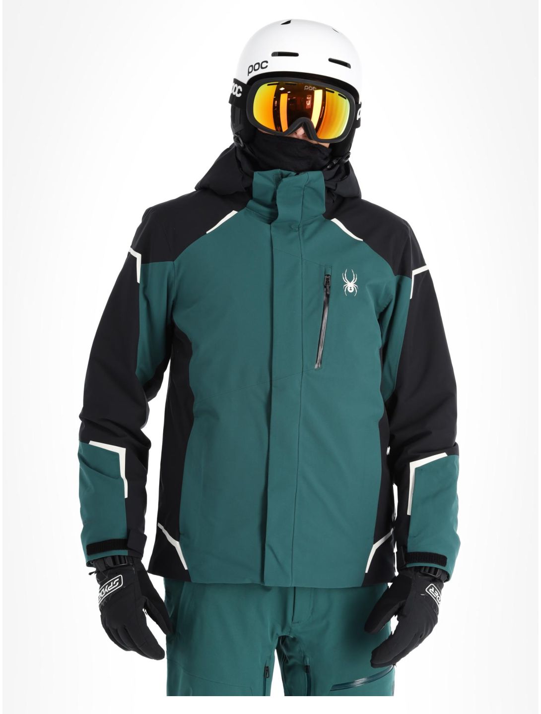 Spyder, Copper ski-jas heren Cypress Green groen 