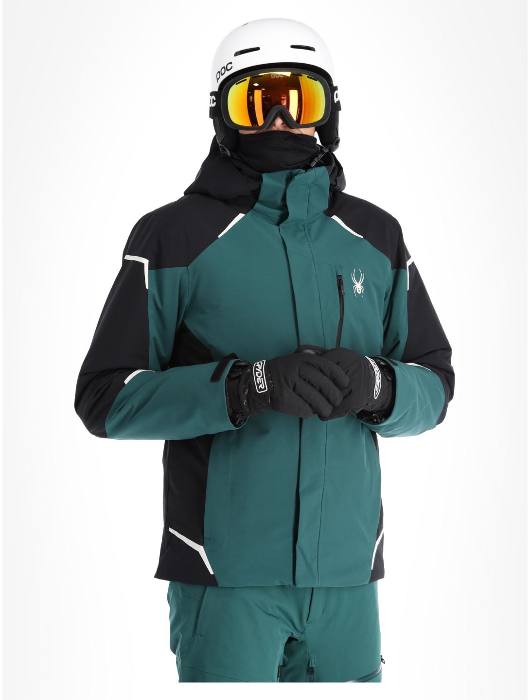 Spyder, Copper ski-jas heren Cypress Green groen 