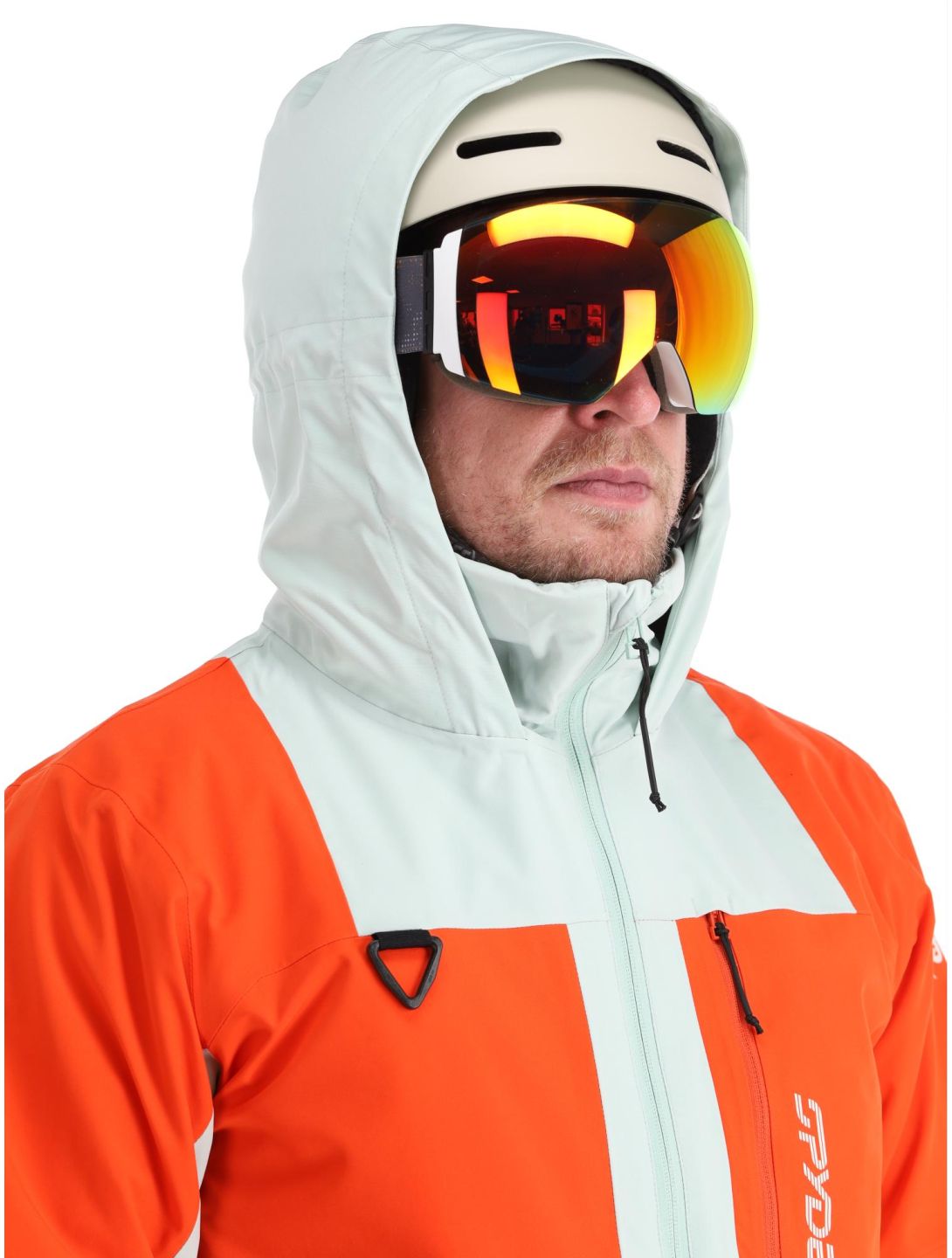 Spyder, Field ski-jas heren Twisted Orange groen, oranje 