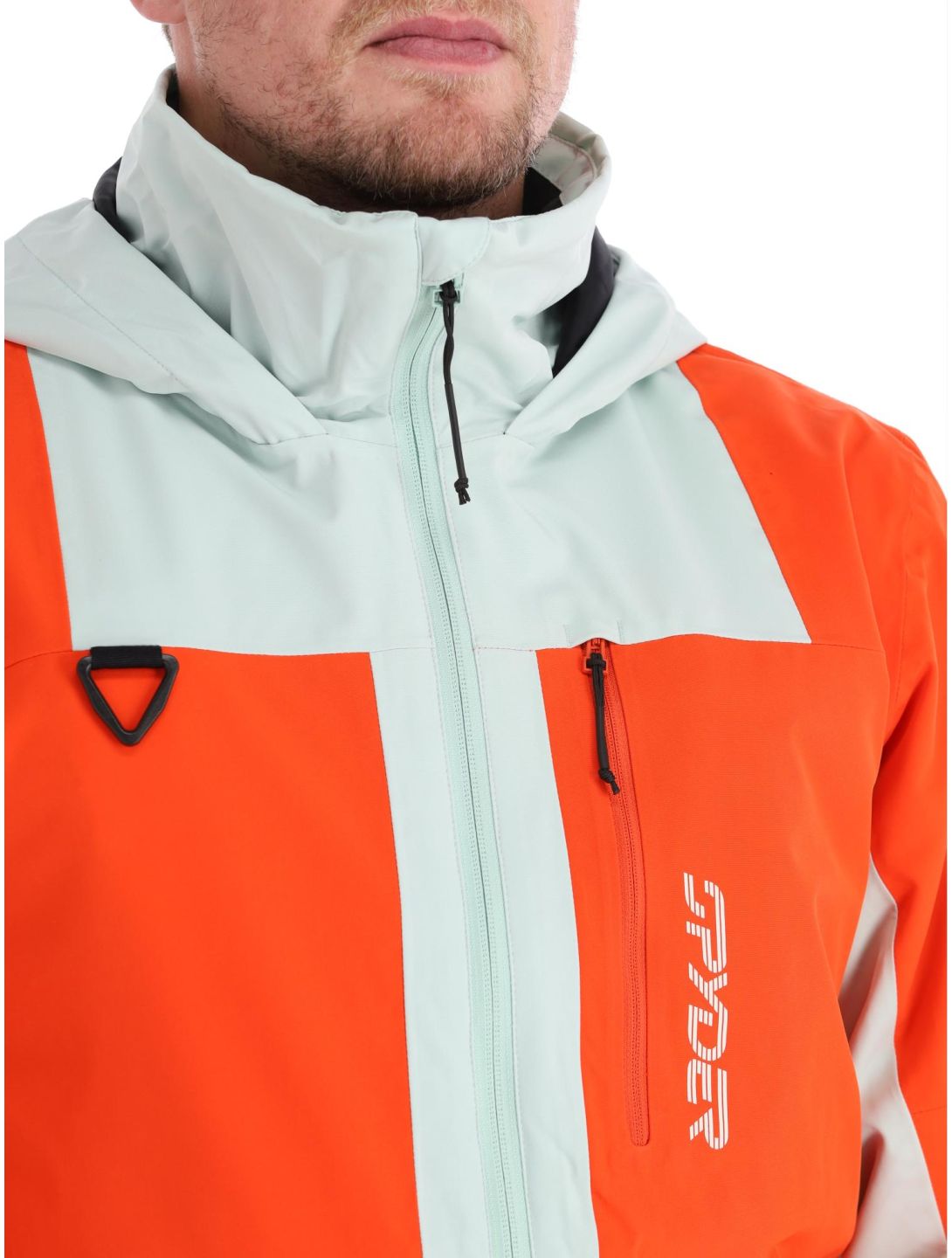 Spyder, Field ski-jas heren Twisted Orange groen, oranje 