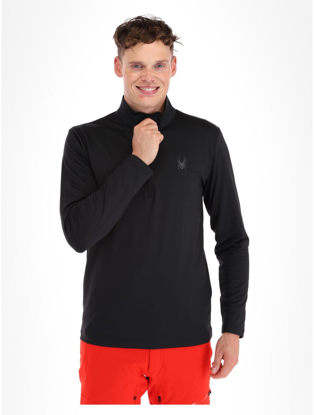 Spyder, Prospect 1/2 Zip skipully heren Black zwart 