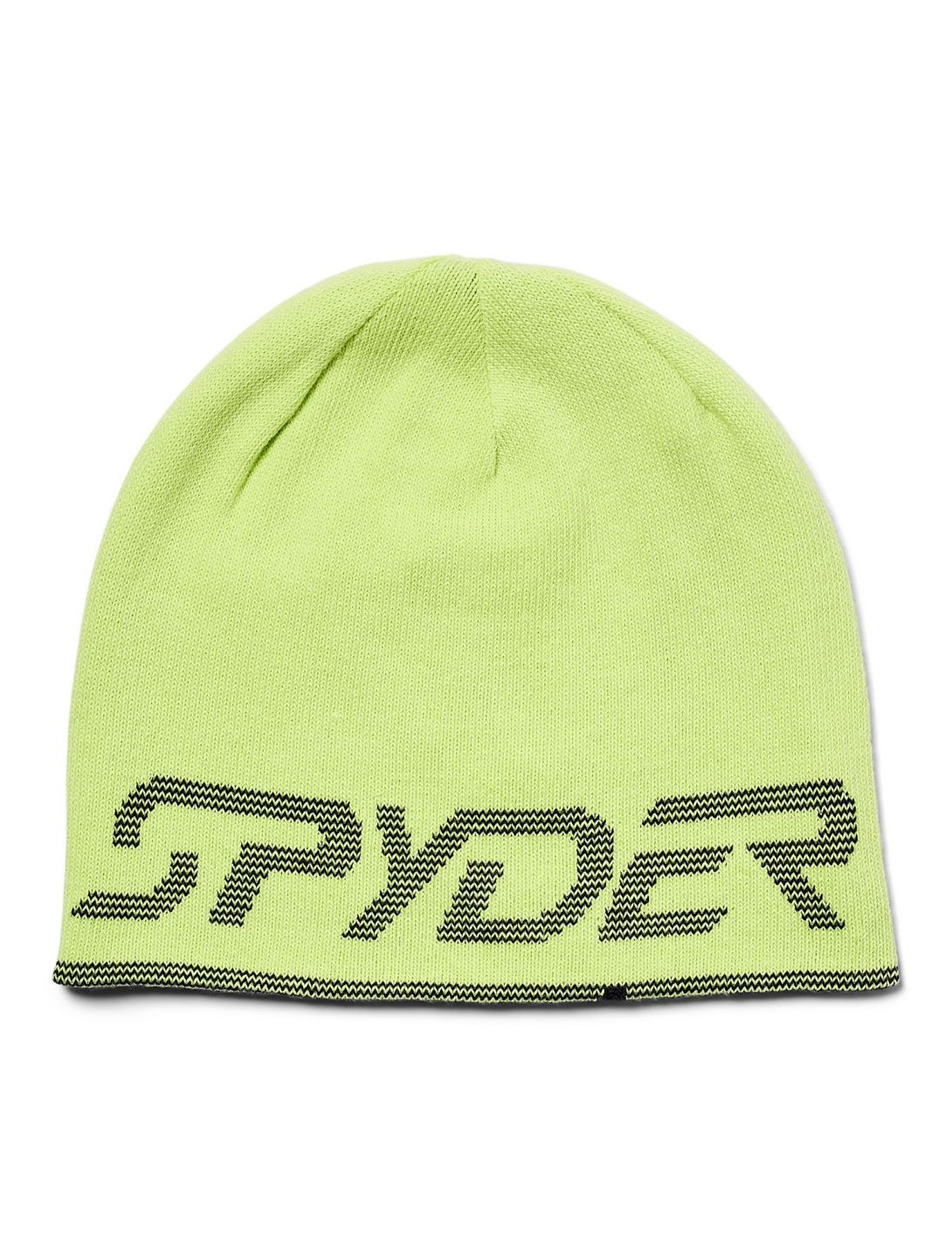 Spyder, Reversible Bug muts kinderen Lime Ice geel 