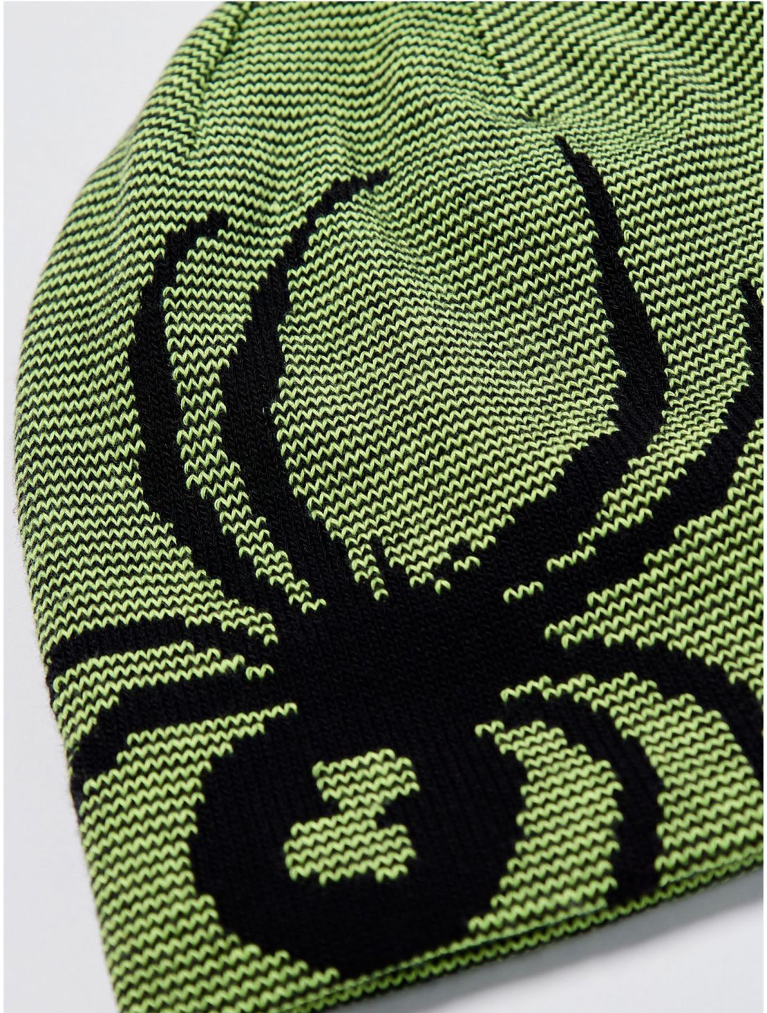 Spyder, Reversible Bug muts kinderen Lime Ice geel 