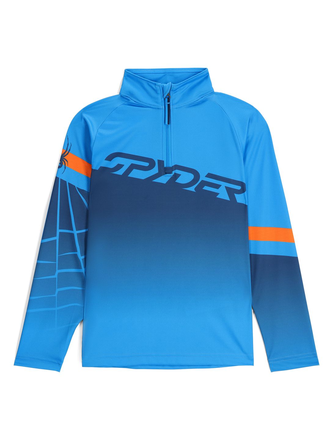 Spyder, Incline 1/2 Zip skipully kinderen Aether Blue blauw 