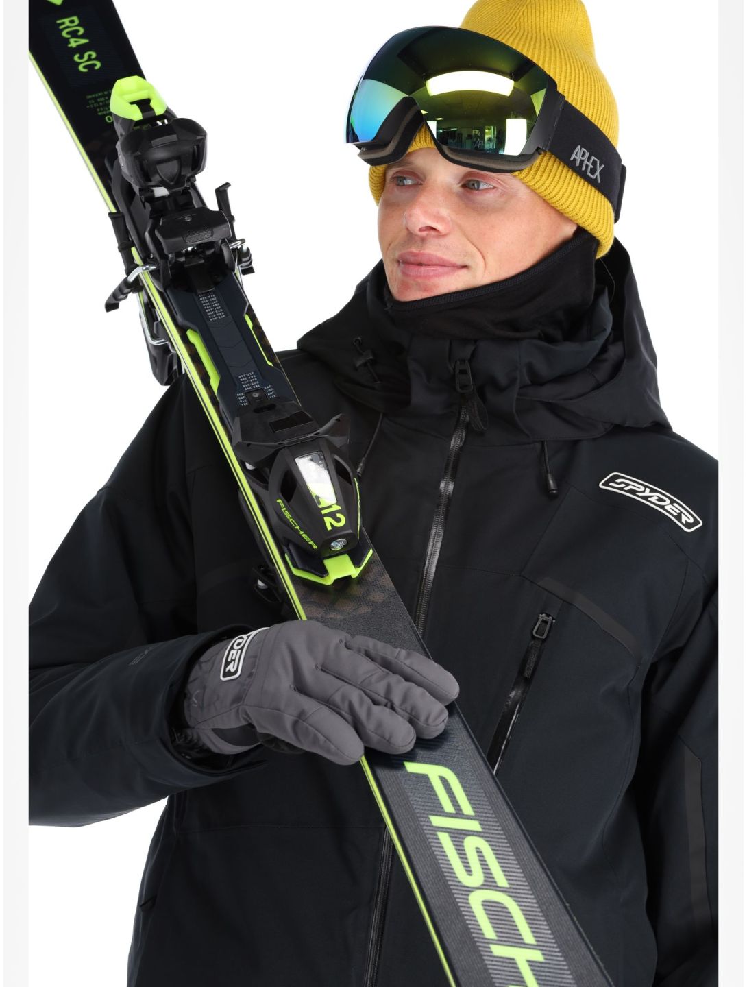 Spyder, Leader ski-jas heren Black zwart 