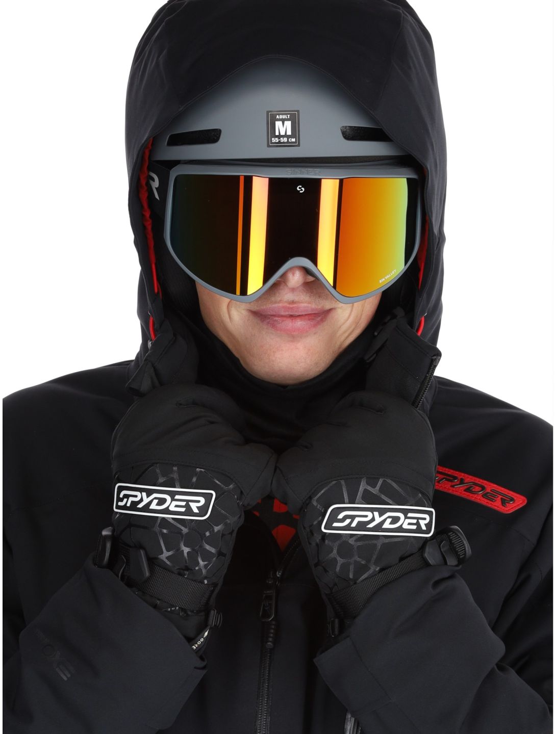 Spyder, Leader ski-jas heren Black zwart 