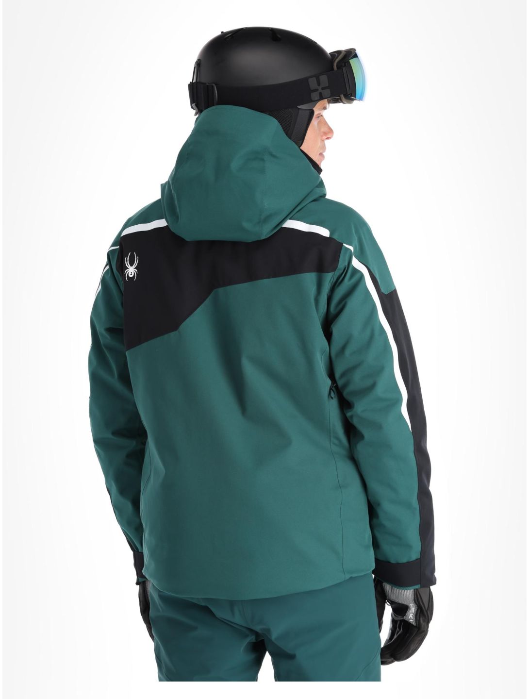 Spyder, Leader ski-jas heren Cypress Green groen, zwart 