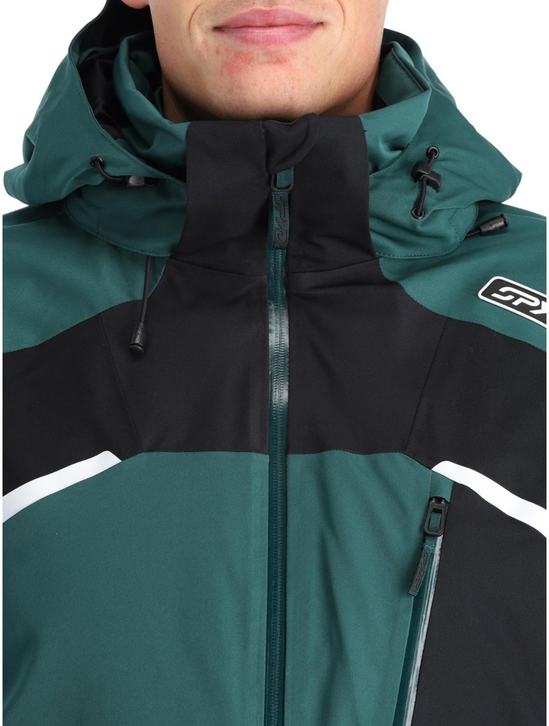 Spyder, Leader ski-jas heren Cypress Green groen, zwart 