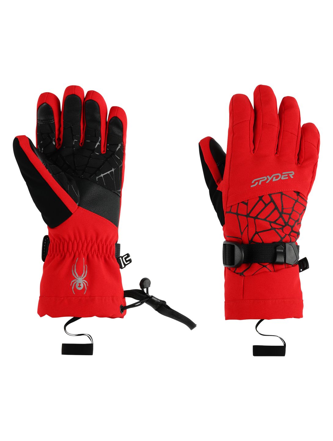 Spyder, Overweb skihandschoenen kinderen Spyder Red rood 