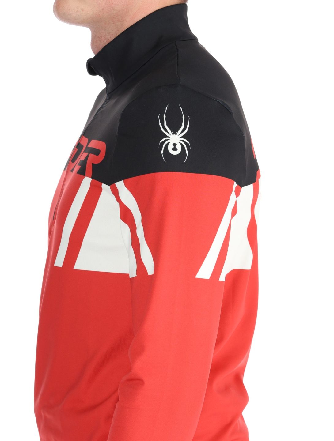 Spyder, Podium 1/2 Zip skipully heren Spyder Red rood 