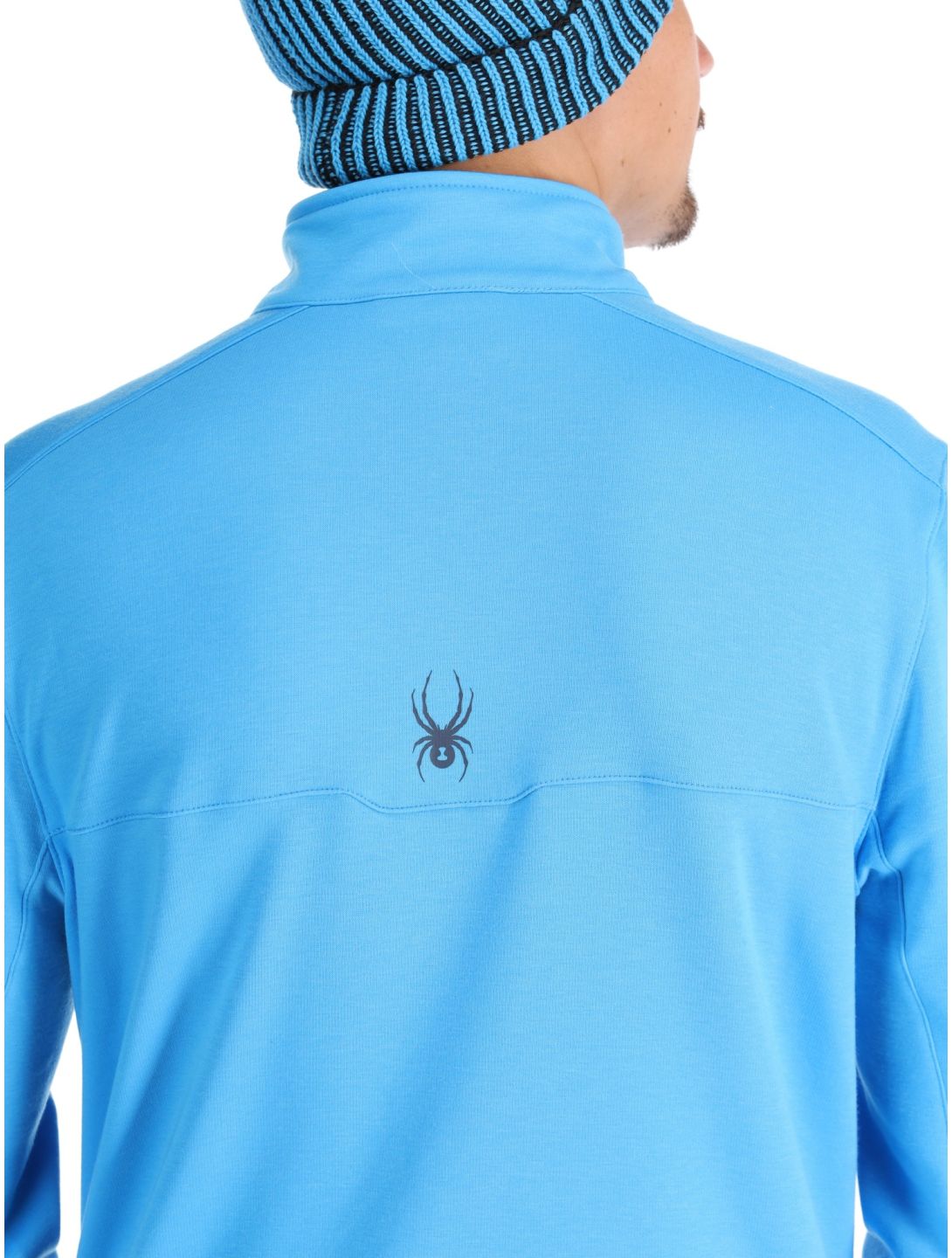 Spyder, Speed Fleece 1/2 Zip skipully heren Aether Blue blauw 