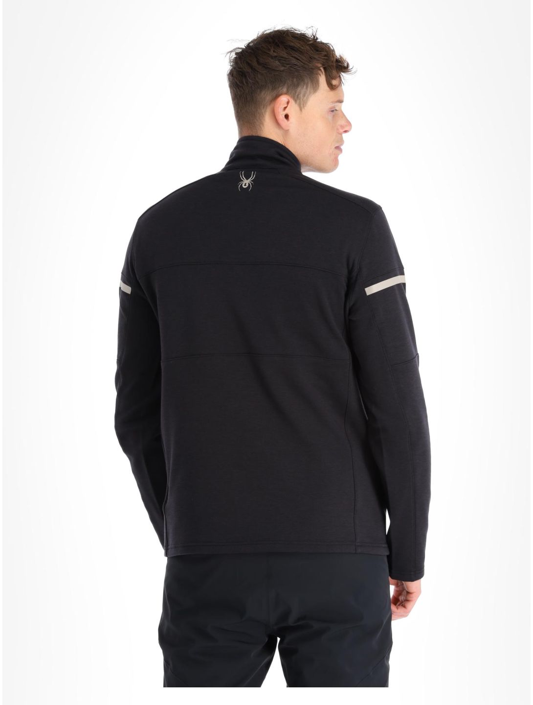 Spyder, Speed Fleece 1/2 Zip skipully heren Black zwart 