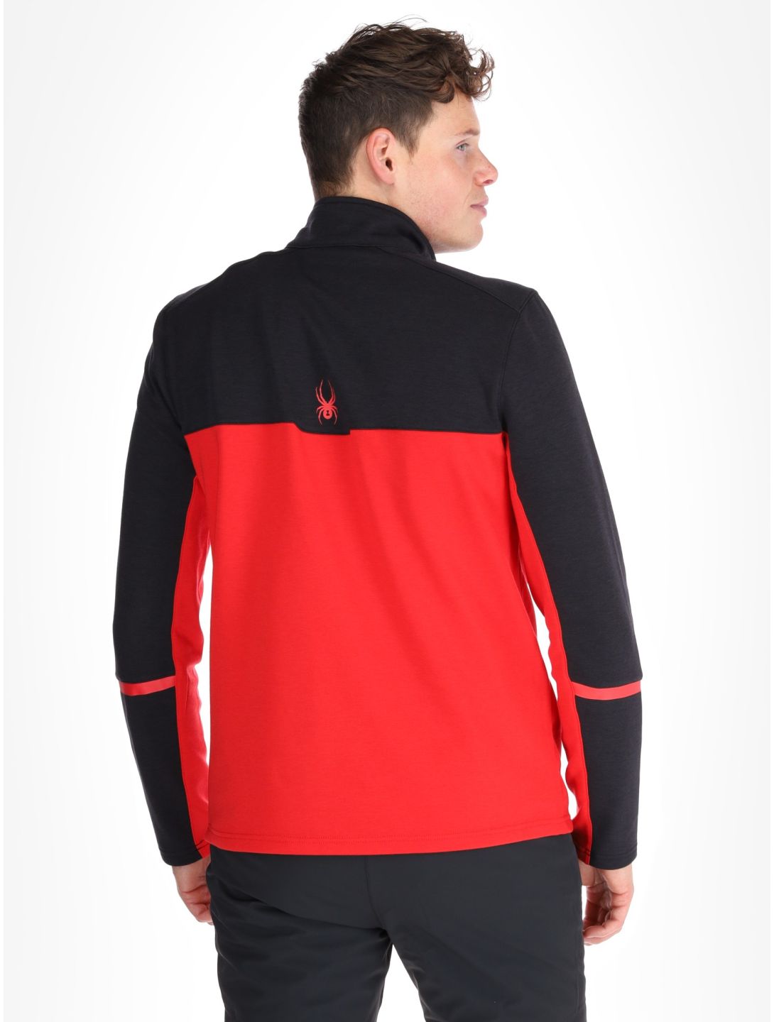 Spyder, Speed Fleece 1/2 Zip skipully heren Spyder Red rood 