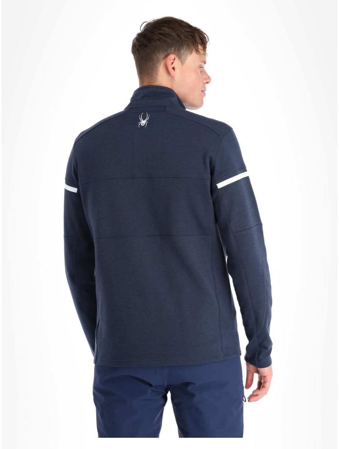 Spyder, Speed Fleece 1/2 Zip skipully heren True Navy blauw 