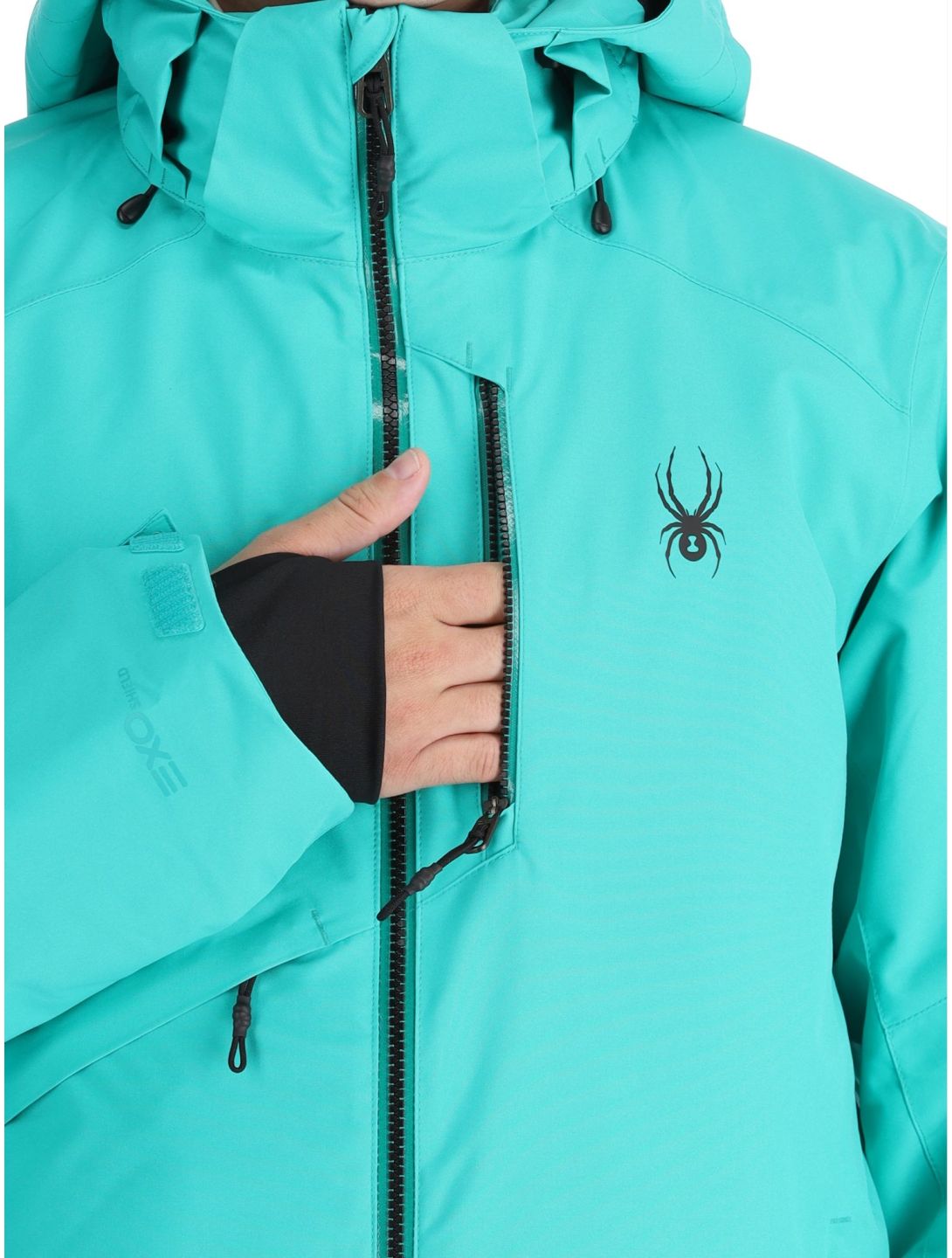 Spyder, Tripoint AA Jas gevoerd heren Teal Green Groen 