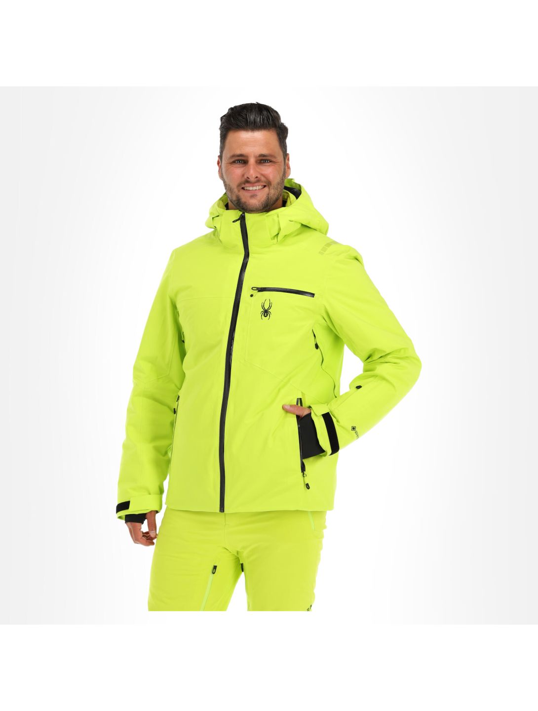 Spyder, Tripoint GTX ski-jas heren lime Groen