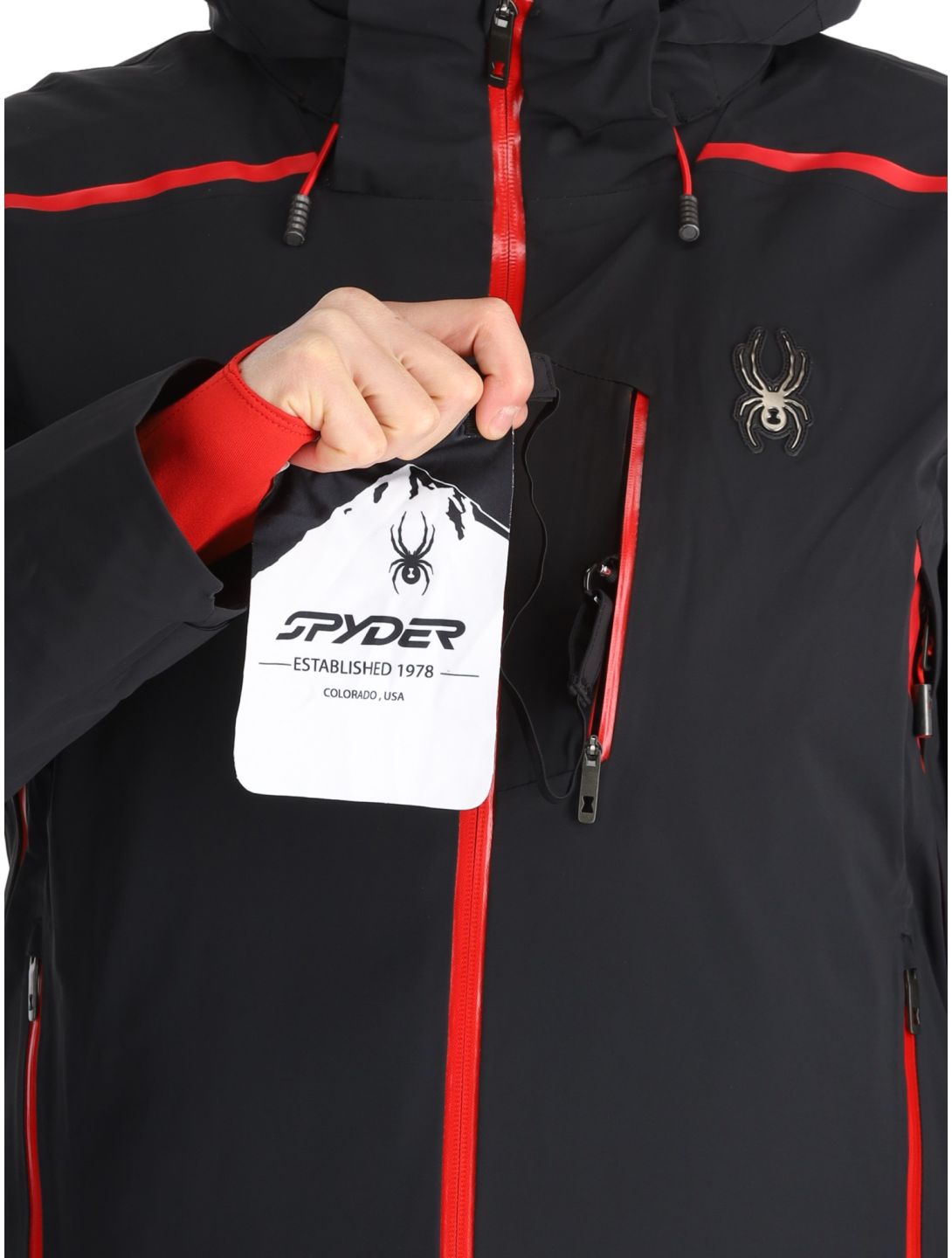 Spyder, Vanqysh AA Jas gevoerd heren Black Zwart 