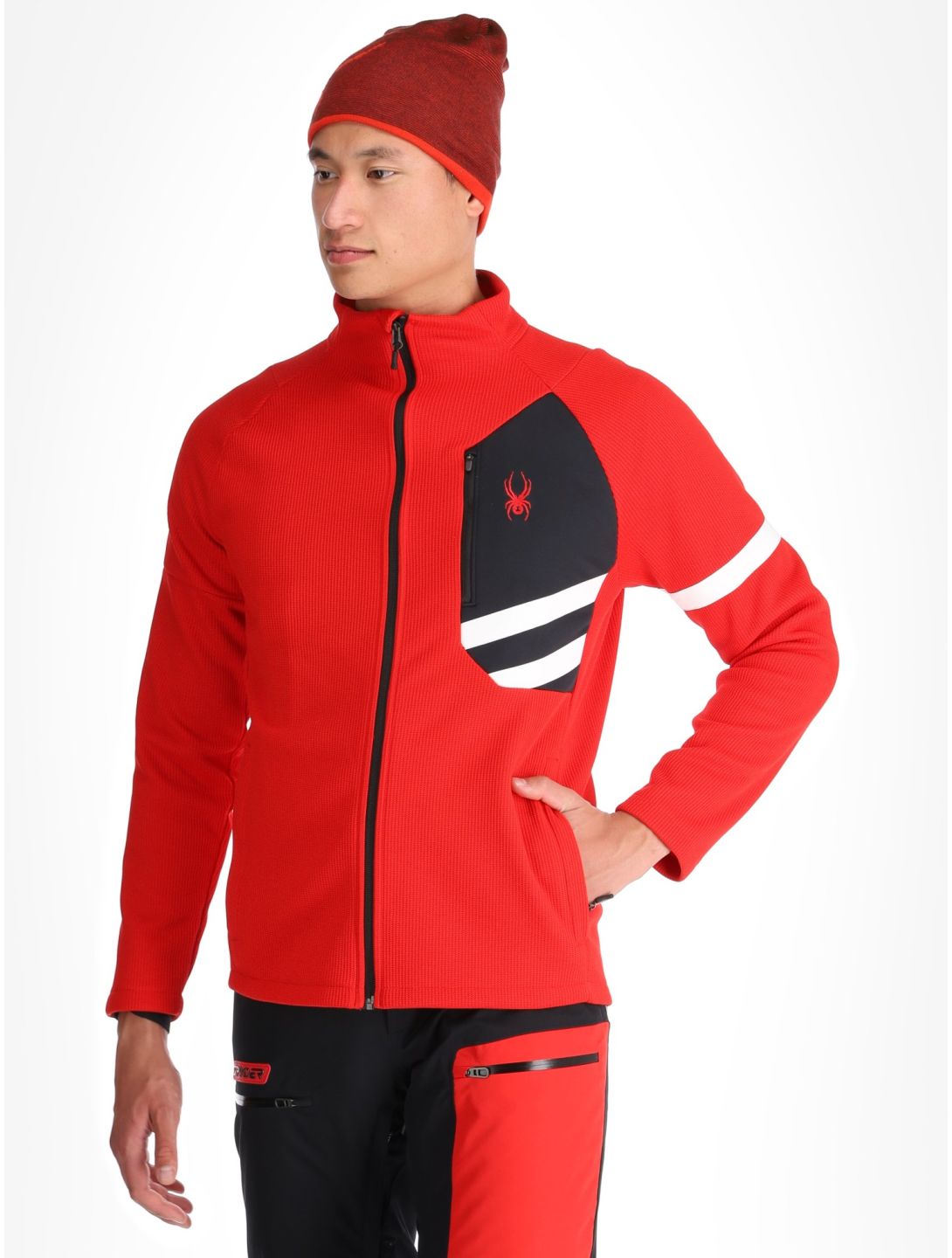 Spyder, Wengen Bandit EA Vest heren Spyder Red Rood 