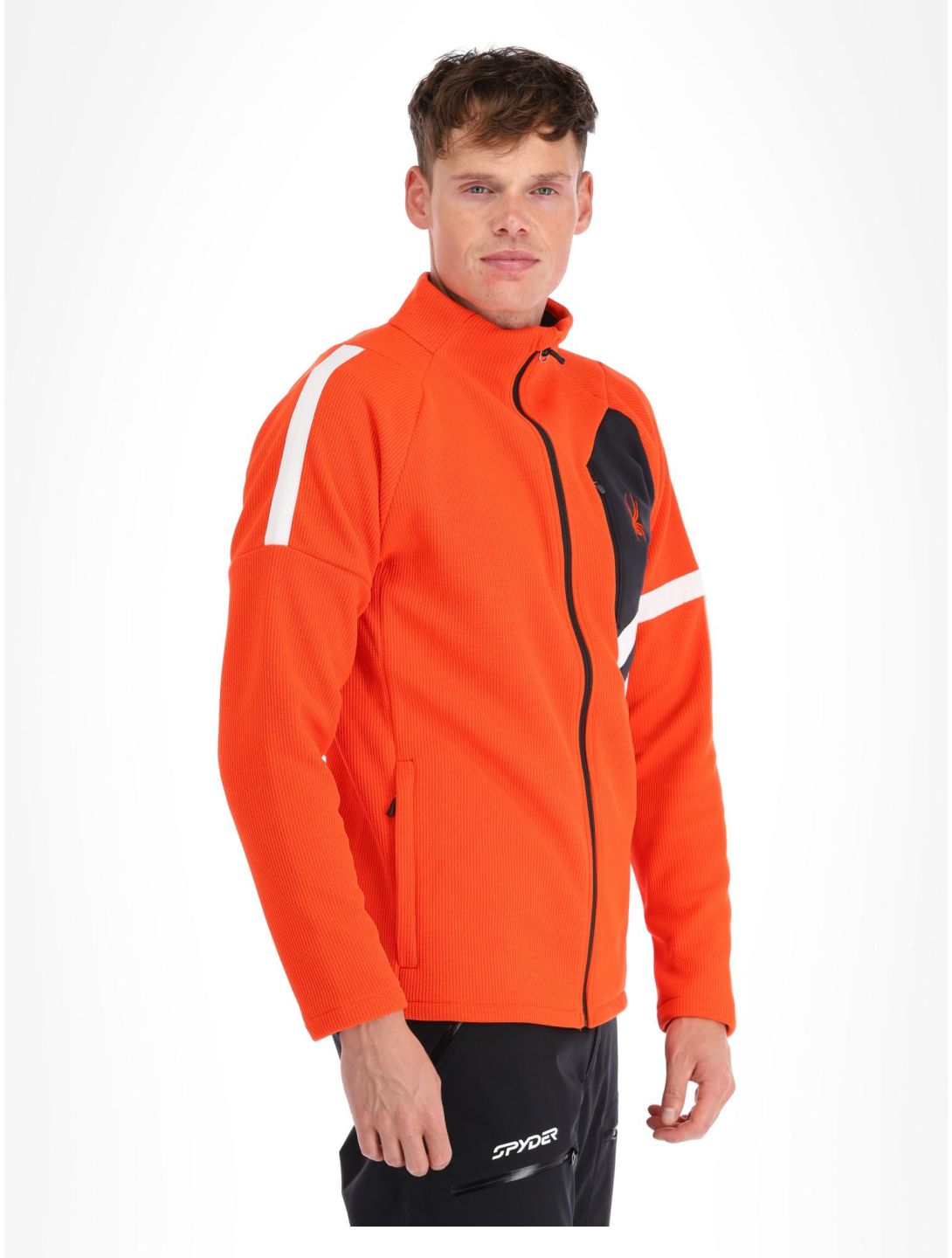 Spyder, Wengen Bandit vest heren Twisted Orange oranje 