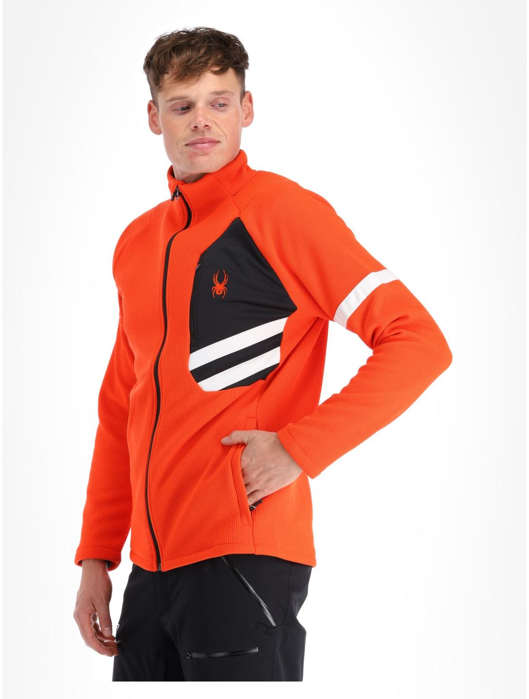 Spyder, Wengen Bandit vest heren Twisted Orange oranje 