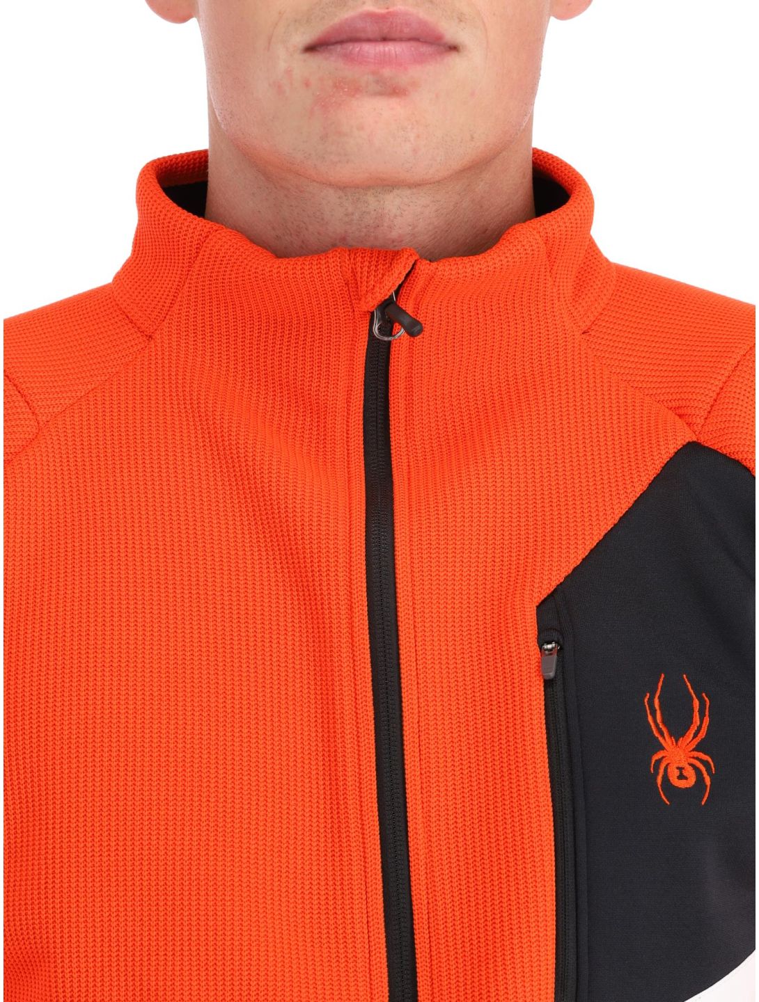 Spyder, Wengen Bandit vest heren Twisted Orange oranje 