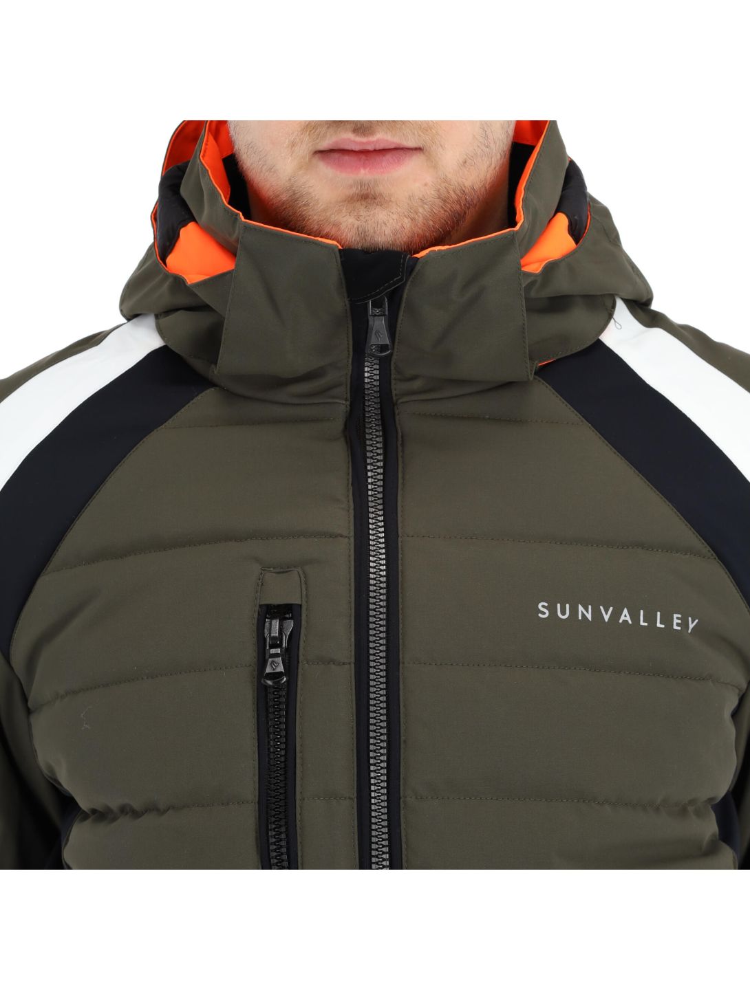 Sun Valley, Deltora ski-jas heren khaki Groen