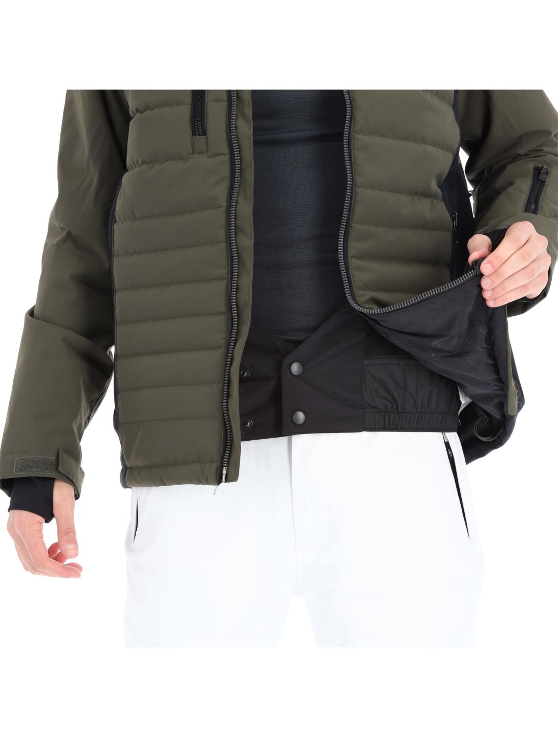 Sun Valley, Deltora ski-jas heren khaki Groen