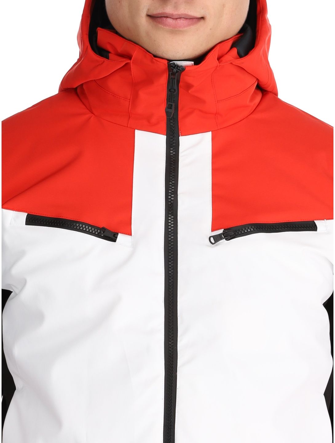 Sun Valley, Draggo AA Jas gevoerd heren Blanc Rood, Wit 