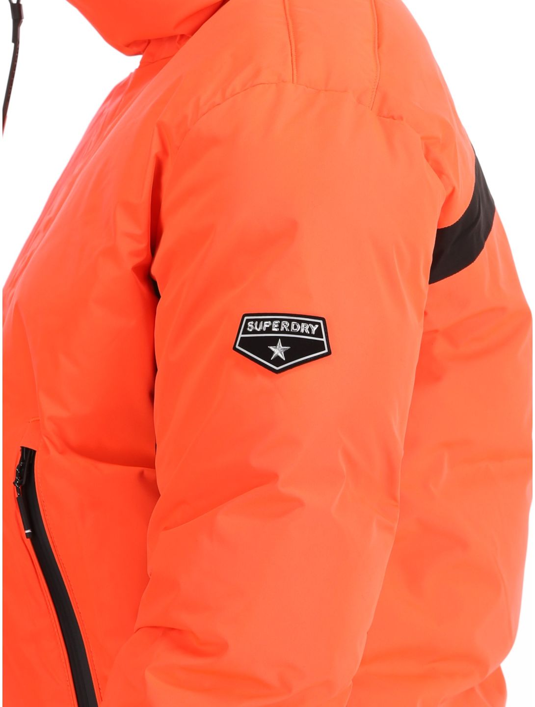 Superdry, Ski Slalom Puffer AA Jas gevoerd dames Volcanic Coral Roze 