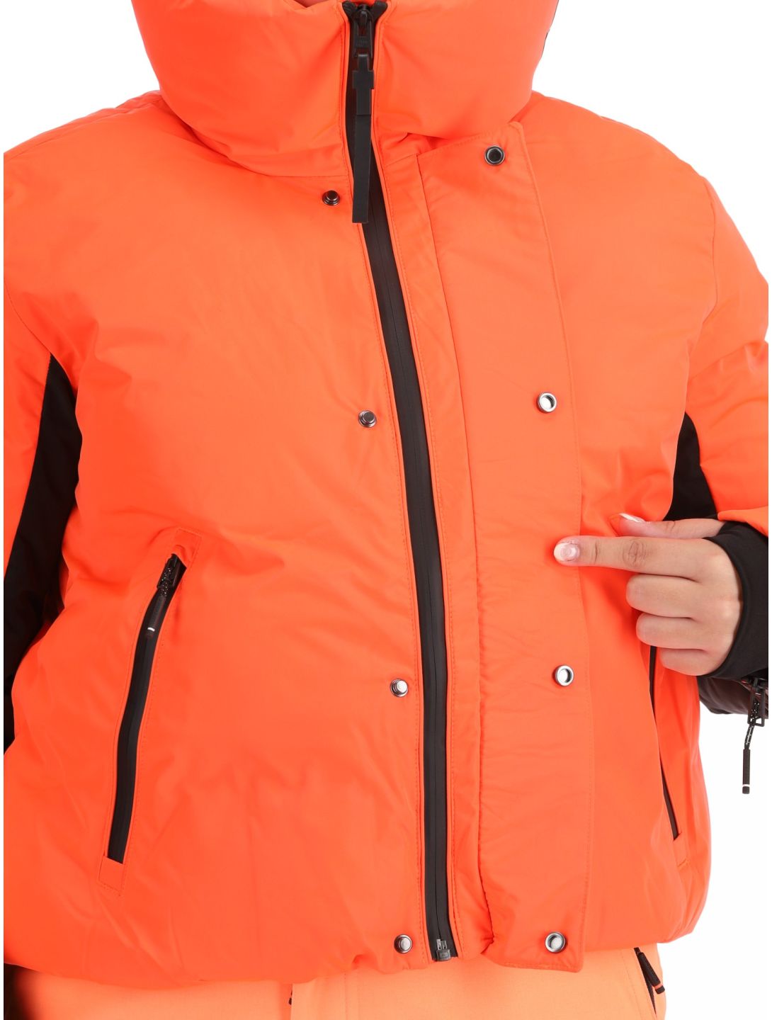 Superdry, Ski Slalom Puffer AA Jas gevoerd dames Volcanic Coral Roze 