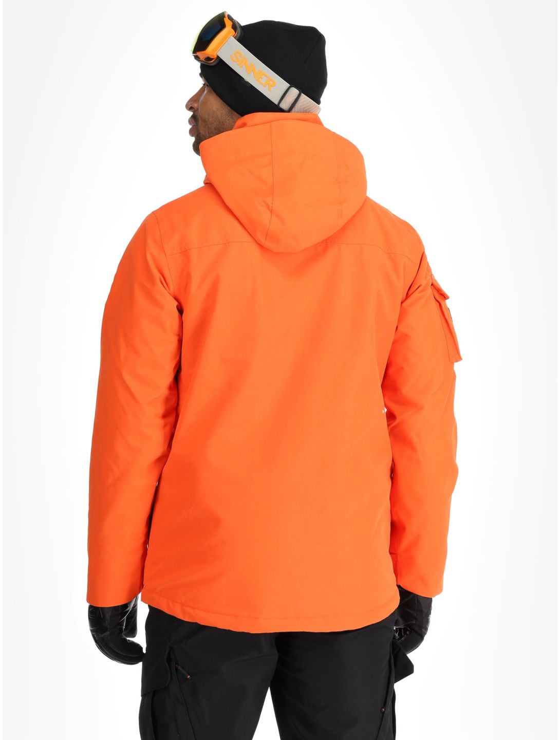 Superdry, Ski Ultimate Rescue AA Jas gevoerd heren Flame Orange Oranje 