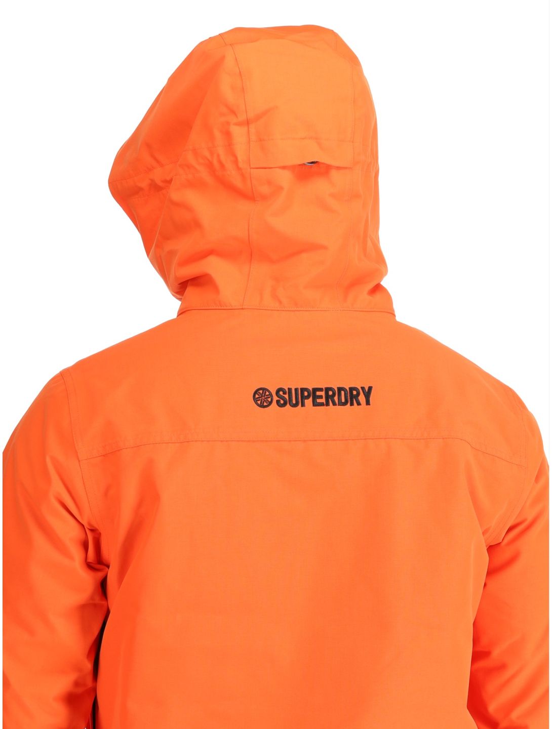 Superdry, Ski Ultimate Rescue AA Jas gevoerd heren Flame Orange Oranje 