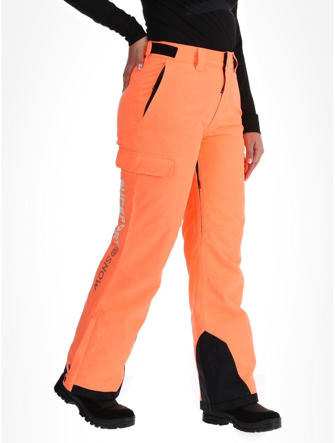 Superdry, Ski Ultimate Rescue BA Skibroek Gevoerd dames Pastelline Coral Roze 