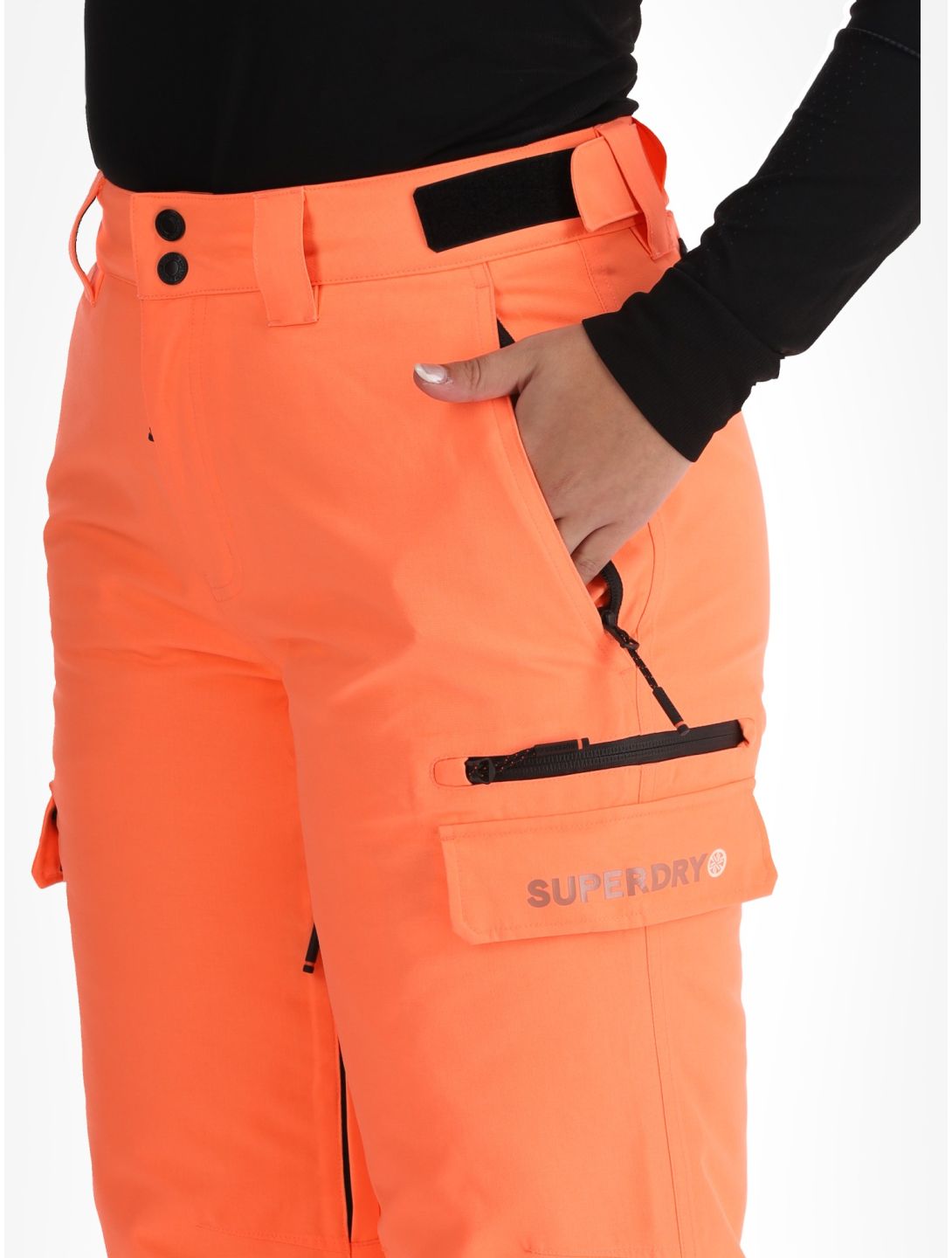 Superdry, Ski Ultimate Rescue BA Skibroek Gevoerd dames Pastelline Coral Roze 