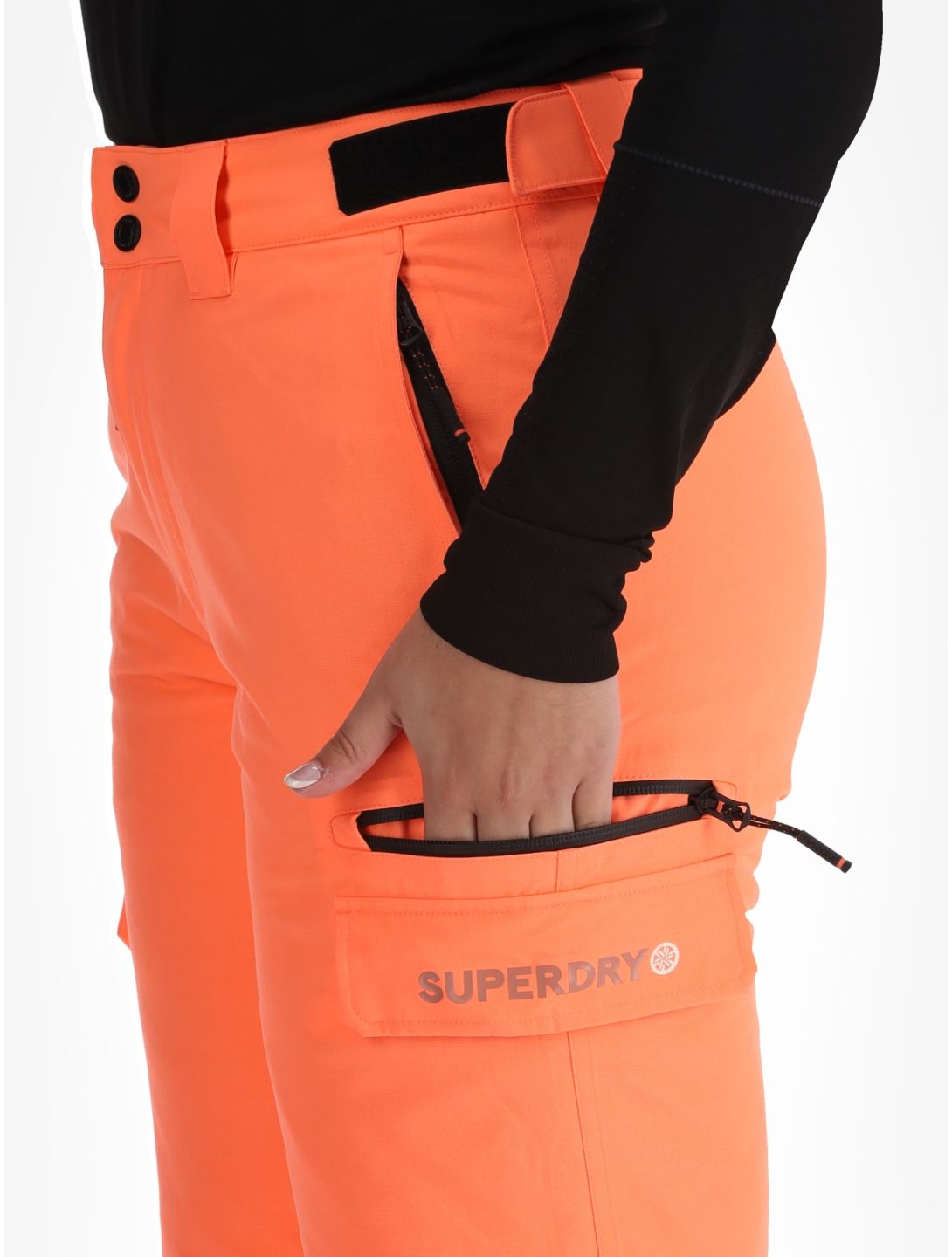 Superdry, Ski Ultimate Rescue BA Skibroek Gevoerd dames Pastelline Coral Roze 