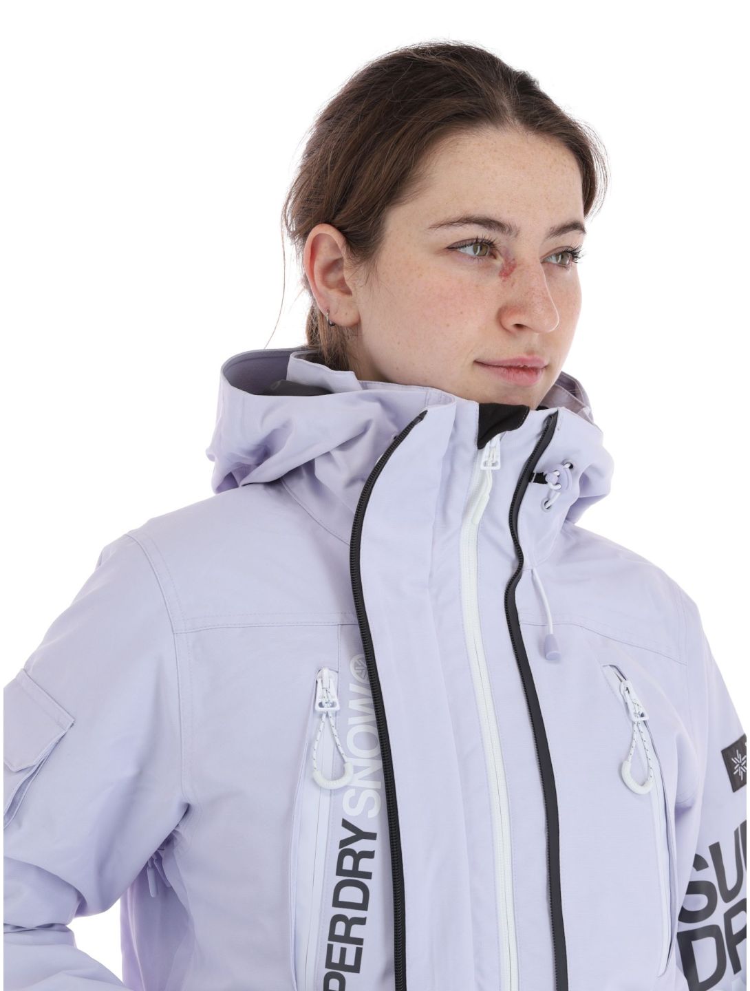 Superdry, Ski Ultimate Rescue ski-jas dames Purple Heather paars 