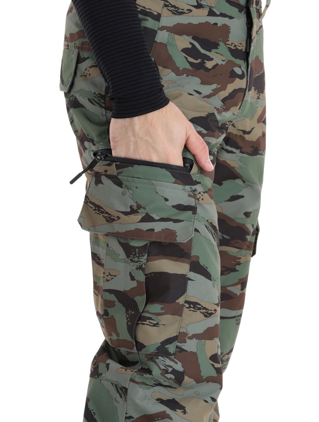 Superdry, Ski Ultimate Rescue skibroek heren Woodland Green Camo groen 