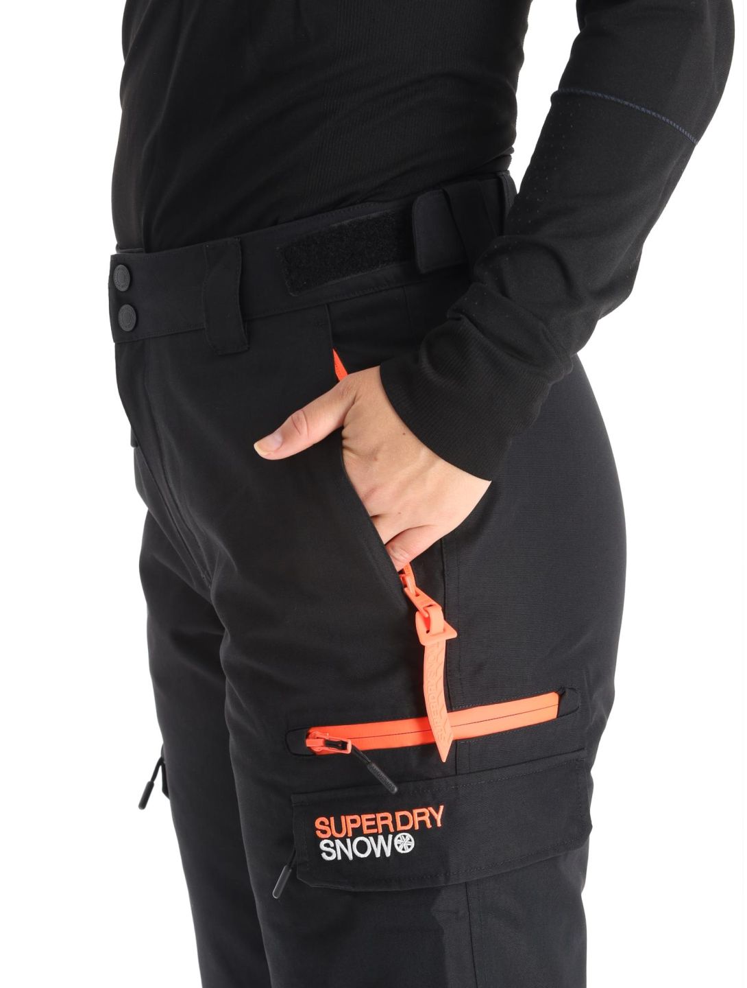 Superdry, Ski Ultimate Rescue skibroek dames Black zwart 