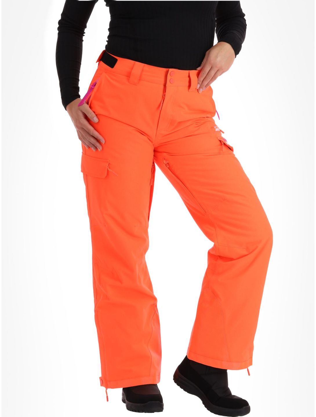 Superdry, Ski Ultimate Rescue skibroek dames Hyper Fire Coral oranje 