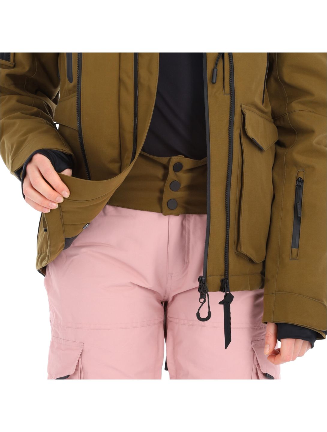 Superdry, Ultimate Rescue Jacket ski-jas dames dusty olive Groen